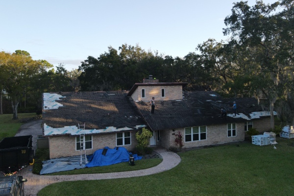 photo of a professional roof replacement in Oviedo, FL