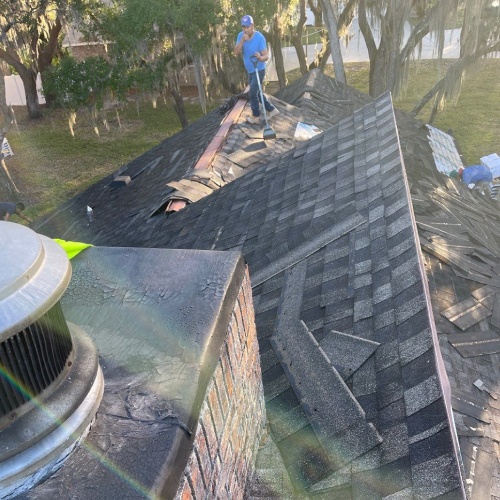 photo of a professional roof replacement in Longwood, FL
